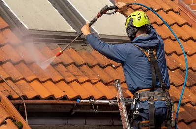 Démoussage et hydrofuge de toiture à Gouy-Servins